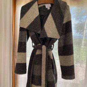 Vintage Antoni & Alison never worn striped belted coat